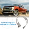 3" (76.1mm) Stainless Exhaust Tacking Band Clamp-On For Welding Fabrication