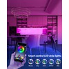 ASOKO RGB Under Cabinet Led Light Plug in, 6 Pack