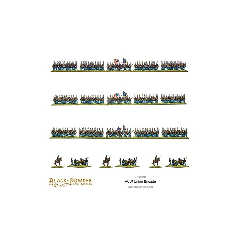 Warlord Black Powder Epic Battles American Civil War Union Brigade