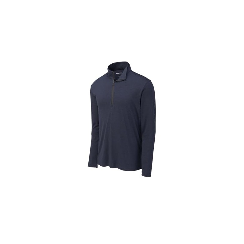 SPORT-TEK Endeavor 1/2-Zip Pullover ST469, Deep Navy Heather, Large