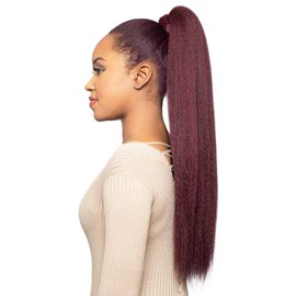 Foxy Silver (Easy Wrap Pony 3) - Heat Resistant Fiber Ponytail in 44