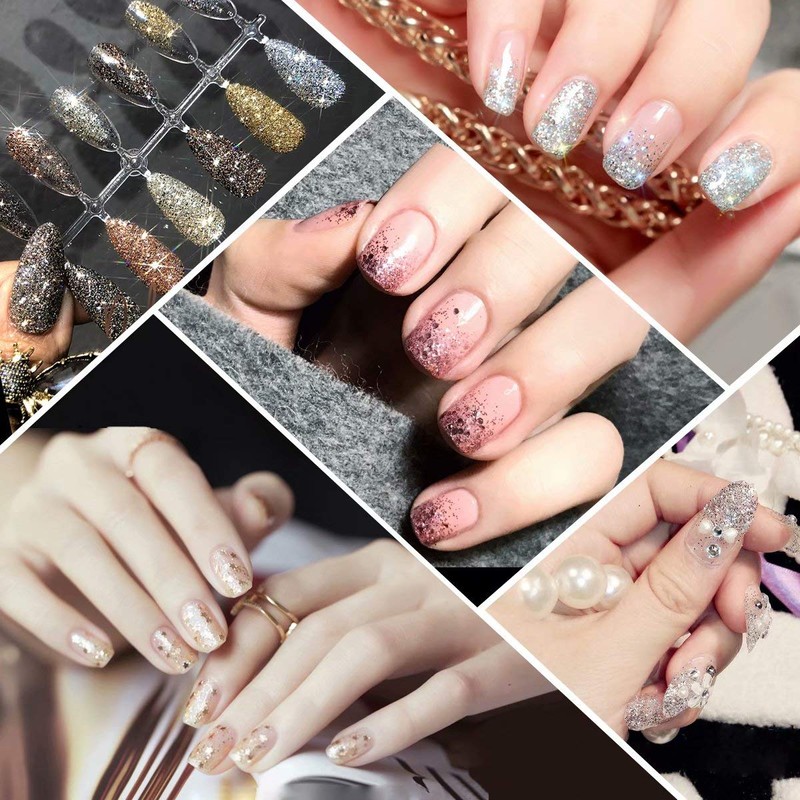 Fine Glitter 24 Colors Craft Glitter for Resin Makeup for