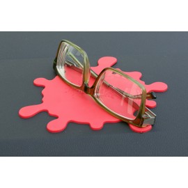 Dashboard Mat Anti-Slip Grip Cradle RED SPLAT - FREE POST