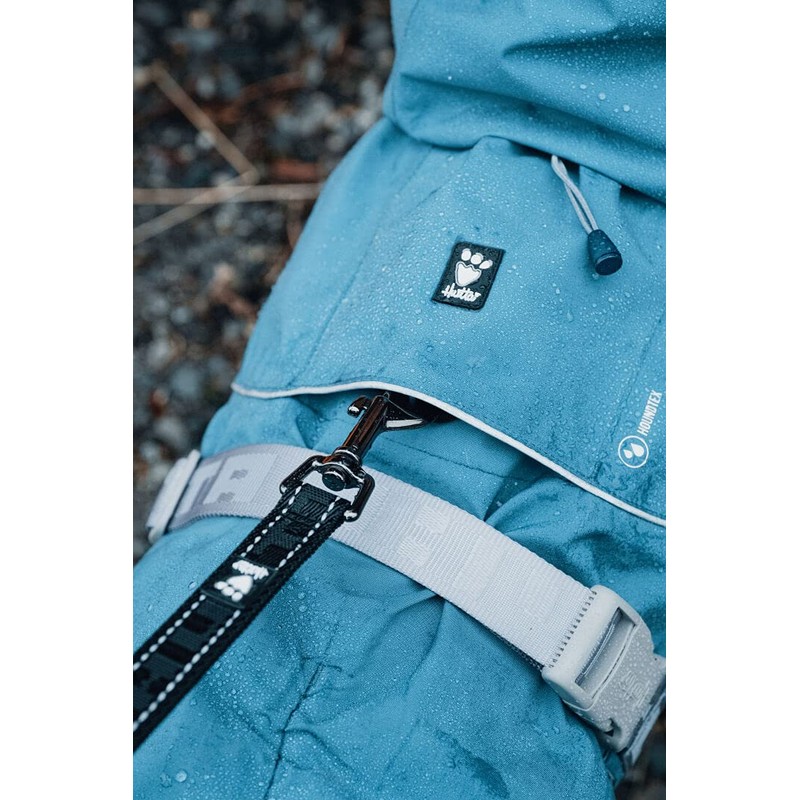 Hurtta Monsoon Coat, Dog Raincoat, Bilberry, 14 in