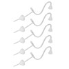 5pcs Sound Amplifier Tubes Single Layer Eartips Replacement Accessory Reduce