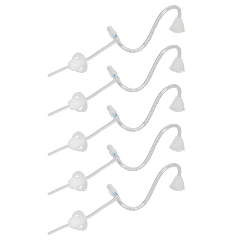 5pcs Sound Amplifier Tubes Single Layer Eartips Replacement Accessory Reduce