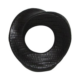 8" Abstract Sculpture - Ceramic Black Table Top Decorative Statue for Contemporary Home or Office Decor - Creative Textured Table or Shelf Decor