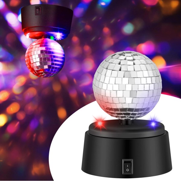 Glooglitter 5 Inch Mini Disco Ball Light Locker Accessories Mirror