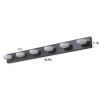 Ship in US,45" Modern 6-Light LED Vanity Light, Sleek Black