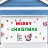 90shine 32PCS Christmas Garage Door Decorations Magnets - Snowman Santa