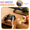 DWEHSHIELD 4 PCS Finger Chopsticks for Gamers - Snack Grabber