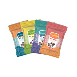 FurryFriends Pet Wipes | Variety Pack | Hypo-allergenic | Alcohol Free| Deodorizing | Removes Loose Hair & Dirt | Incredibly Clean | 4 Pack