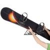 Snowboard wandhalterung (100% Stahl) (schwarz)
