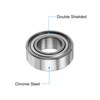 sourcing map 10pcs MR126ZZ Deep Groove Ball Bearings 6x12x4mm Chrome