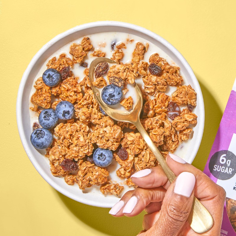 Purely Elizabeth Cookie Granola, Oatmeal Raisin, Gluten-Free, Non-GMO (3 Ct,