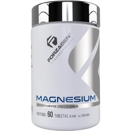Forzagen | Suplemento Alimenticio Magnesium | 500 mg de Citrato de Magnesio | 30 Servicios | Aliado para el Sueño | Salud Integral | Suplemento Natural | 60 Capsulas
