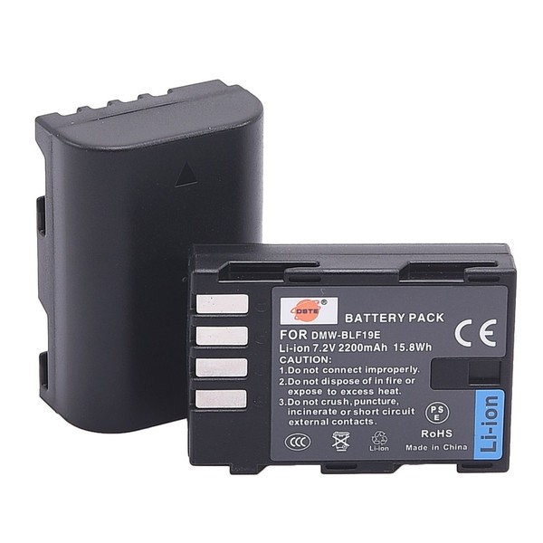 DSTE Replacement for 2X DMWBLF19 DMW-BLF19E DMW-BLF19PP Li-ion Battery Compatible