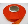 2 metres of 25mm Satin Ribbon Pumpkin Dark Orange Double