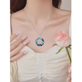 TOUPOP Angel Number Necklace for Women s925 Sterling Silver 000 111 222 333 444 666 555 777 888 999 Lucky Number Pendant Necklaces Crystal Numerology Jewelry Birthday Gifts for Her Girls, Sterling