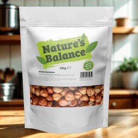 Natures Balance Whole Raw Hazelnut 500g