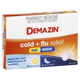 Demazin Cold & Flu Relief Day + Night Tab X 24