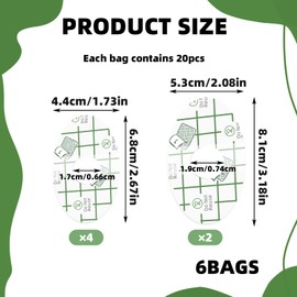 YIZWINS Pack of 120 Ear Protection Swimming Children, 2 Sizes Earrings, Masking Sports Children Ear Protection, Water Children, Transparent Masking Sports Disposable Earmuffs Shower for Earrings