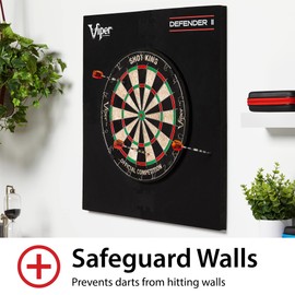 Viper Shot King Bristle Dartboard, Viper ProScore, Viper Dart Laser Line, and Viper Wall Defender II