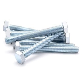 AHCHex Fully Threaded Bolt (Setscrew) Zinc Plated M12 12mm x 150mm (Pack of 5)