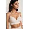 Yummie Women's Dawn Seamless Wire Free T-Shirt Bra Underwear, Frappe,