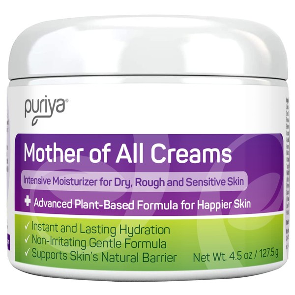 Puriya Hydrating, Soothing, Therapeutic Multi Purpose Daily Intensive Moisturizer with Honey, Shea Butter for Dry, Irritated, Sensitive Hand, Skin, Body, Long Lasting, Plant Based Mother of All Creams