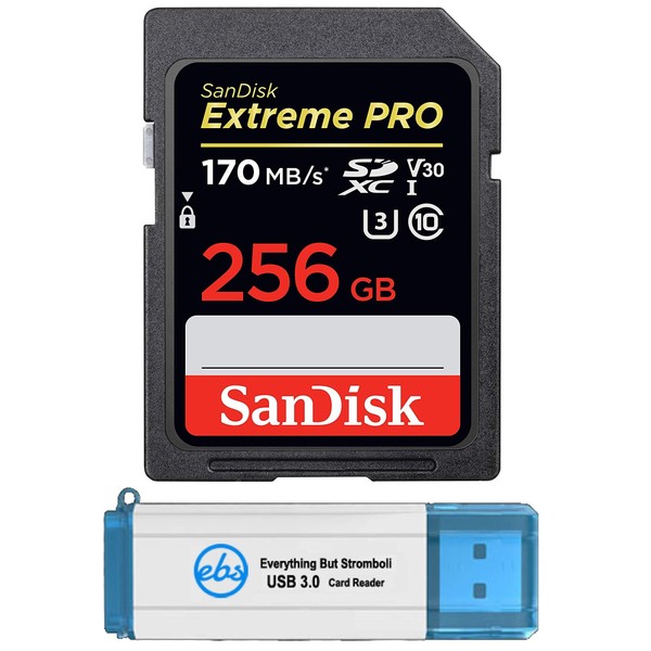 SanDisk 256GB SDXC Extreme Pro Memory Card Works with Sony