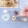Vkyipg Resin Jewelry Molds,128 Pcs Multiple UV Resin Earring Mold