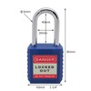 Unity Safety Lockout Tagout Padlock 1-1/2''(40mm), Keyed Alike Lockout Locks,