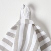 HOMESCAPES - Pure Cotton Tea Towels Set of Three -