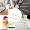 6 Pcs 15cm Plastic Rulers, Small Straight Bendy Ruler, 6