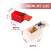 GTYHH 3-Piece Spider Box, Scary Spider Prank Box, Prank Props