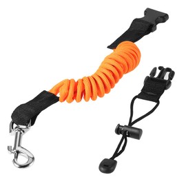 POFET 2 x 140 cm / 55 inch kayak paddle lead fishing rod coiled cord holder kayaking canoeing boating surf accessories
