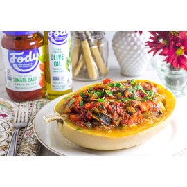 Fody Food Co, Tomato Basil Pasta Sauce, Low FODMAP and Gut Friendly, Gluten and Lactose Free, Garlic and Onion Free, 3 Pack