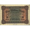 Banknote German Empire Rosenbg: 85a, watermark Hakensterne, Brown Firmenzeichen used