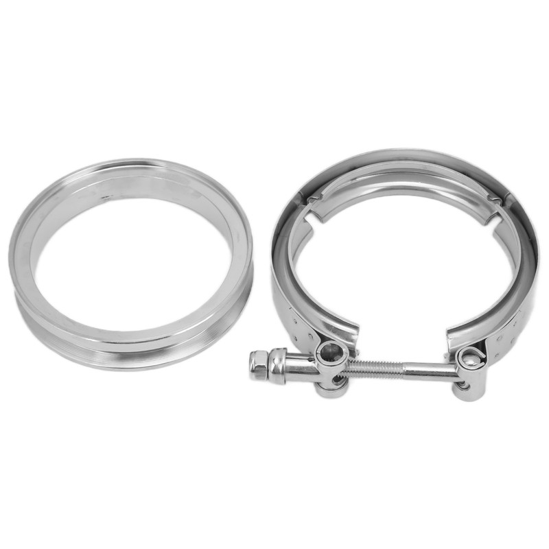 4in Downpipe Clamp Flange V Band Kit Replacement for Turbo
