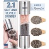Dual Salt & Pepper Grinder - Manual Combo Mill Grinders