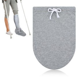 Shimmeroo Cast Sock Cover for Foot,Grey Adjustable Cast Cover Leg Suitable for Both Men and Women with Broken Ankle Essentials