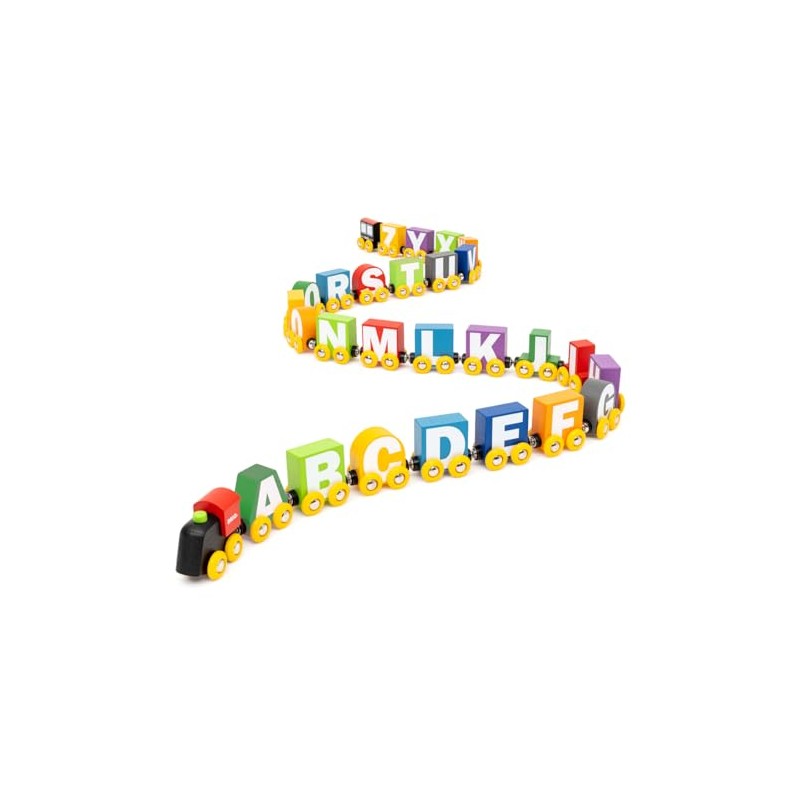 BRIO – 36076 Letter Train Engine | Wooden Train Set