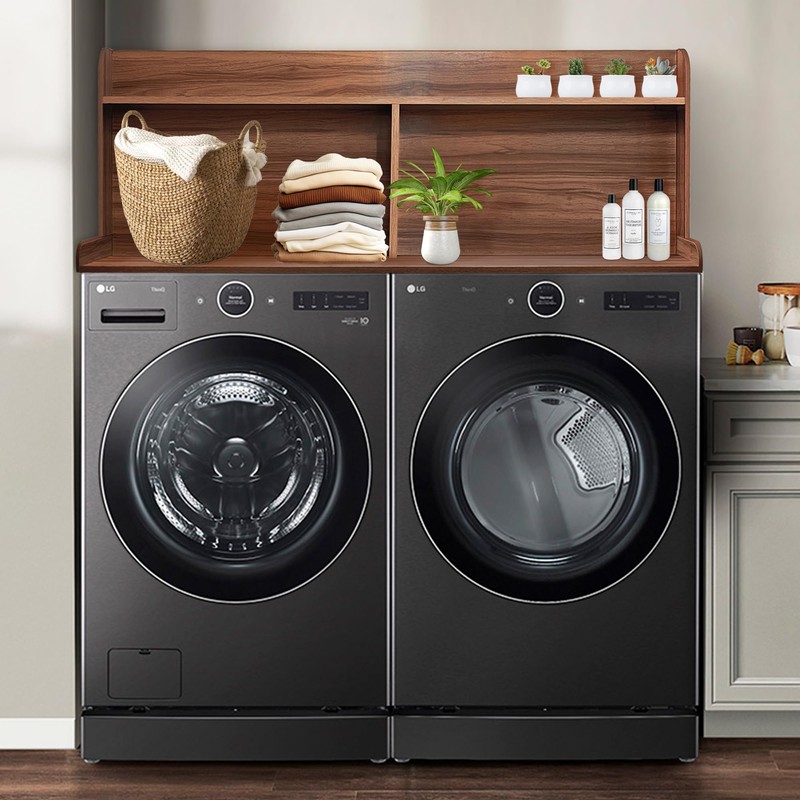 Royxen Laundry Countertop with 20" Shelf Universal Fit, Washer and