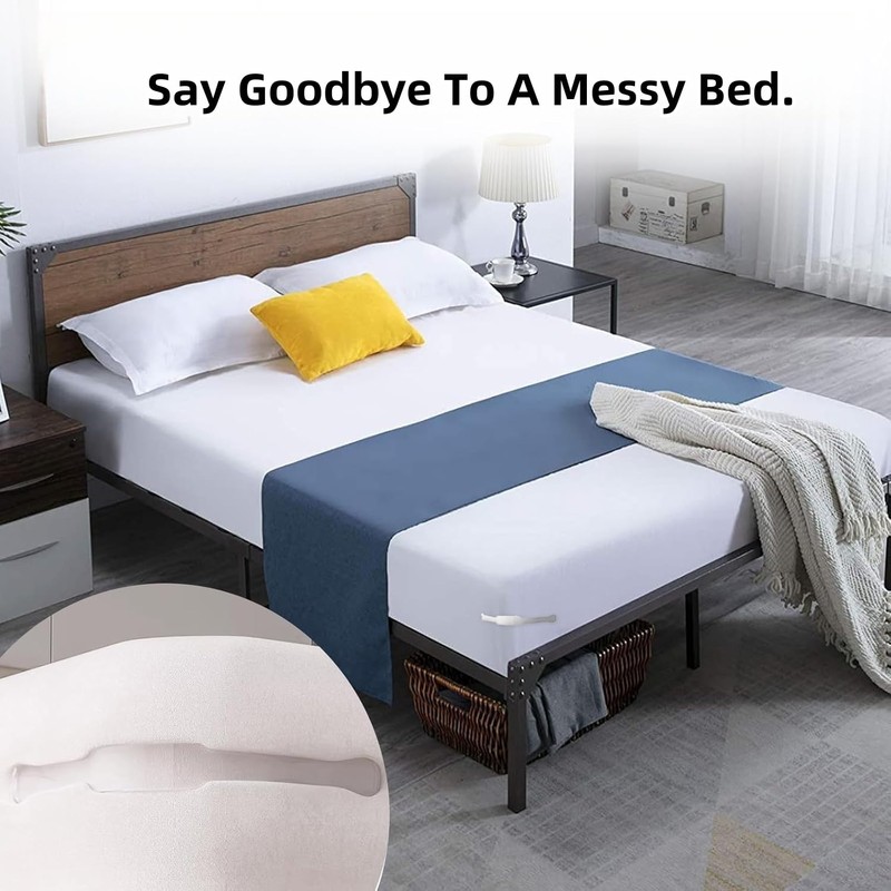 PengLAI Premium Bed Sheet Holders for Corners - 4 Large