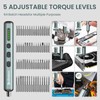 70-in-1 Cordless Electric Screwdriver Set with 64 S2 Steel Bits: