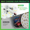 DEBAOBULB 6 Pack Rechargeable Emergency Light Bulbs, Battery Powered Energy