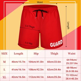 5 Pcs Guard Costume Set Include Guard Hat Shorts Fanny Pack Whistle Sunglasses for Men Women Party Dress Up (M) Red