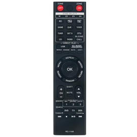 Replacement Remote Control RC-1148 Applicable for Denon AVR-3311 AVR-4311 AVR-A100 AVR-4311CI AVR-3311CI AVR3311 AVR4311 AVRA100 AVR4311CI AVR3311CI A/V Receiver Home Theater System