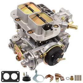 Condgreemee 2 Barrel Carburetor for Weber 38/38 Carburetor Carb 38x38 for Fiat Renault Ford VW Dodge Toyota Daewoo Mitsubishi Performance 428 electric choke, Replace 19830.202 DGES 390